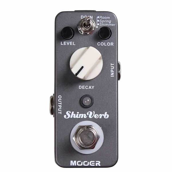 Mooer Mrv1  Shim Verb Digital Reverb Guitar Effects Pedal - Red One Music