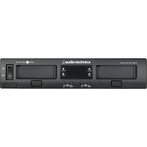 Audio-Technica Atw-1312  System 10 Pro Rack-Mount Digital Unipak Handheld Combo System 24 Ghz - Red One Music
