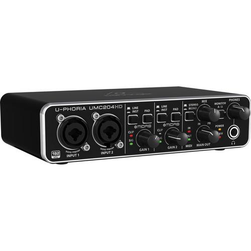 Behringer UMC204HD USB Audio Interface - Red One Music