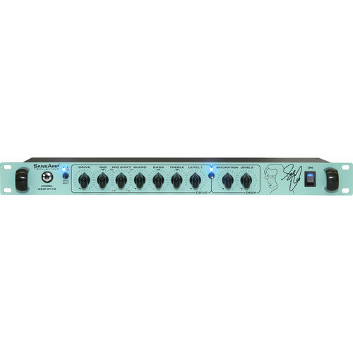 Tech 21 GED-2112 Geddy Lee Signature SansAmp Rackmount Bass Preamp - Red One Music