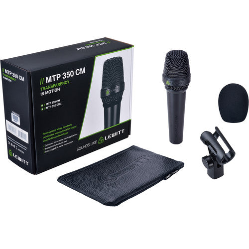 Lewitt MTP 350 CM Microphone vocal à condensateur portatif