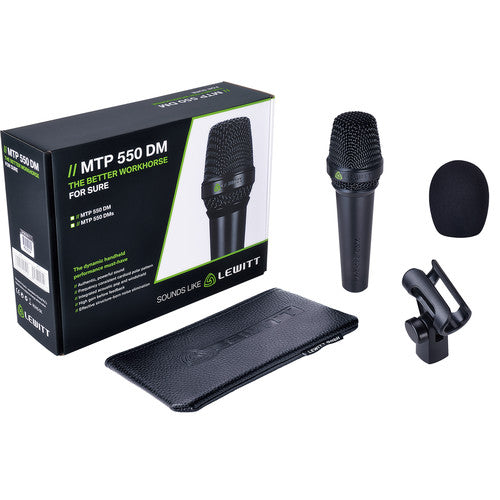 Lewitt MTP 550 DMS Microphone vocal portable avec commutateur