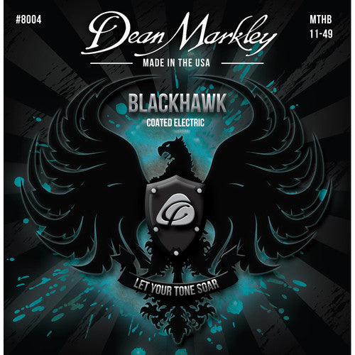 Dean Markley DM 8004 Med Blackhawk Series enduit de guitare en revêtement (11-52)