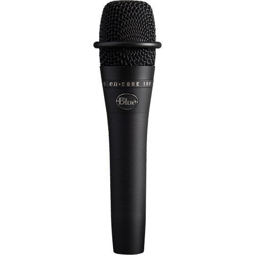 Blue Encore 100 Microphone Encore 100 Dynamic Handheld Vocal Microphone Black - Red One Music