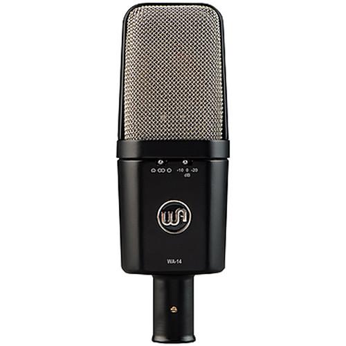 Warm Audio WA-14 LARGE-DIAPHRAGM BRASS-CAPSULE Condenser Microphone - Red One Music