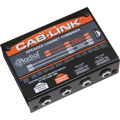 Radial Engineering Cab-Link R800 7088 Instrument-Selector Pedal For Electric Guitars Amp Basses - Red One Music