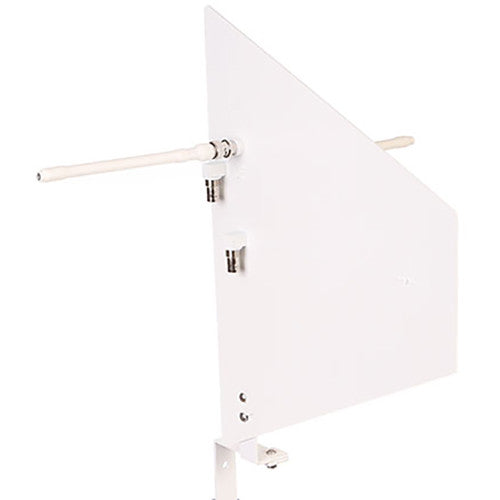 RF Venue DFINW Diversity Fin Antenna with Wall-Mount Bracket for Wireless Microphone Systems (White, 470 to 698 MHz)