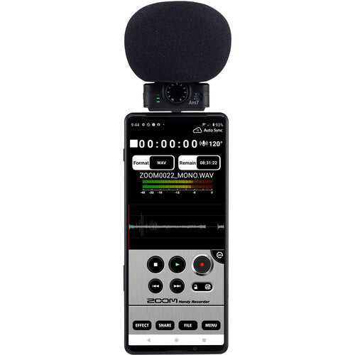 Zoom AM7 Mid-Side Stereo Microphone for Android Devices with USB-C Connector