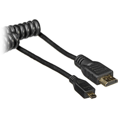 Atomos Atom-Cab014 Micro To Full Hdmi Coiled Cable - Red One Music