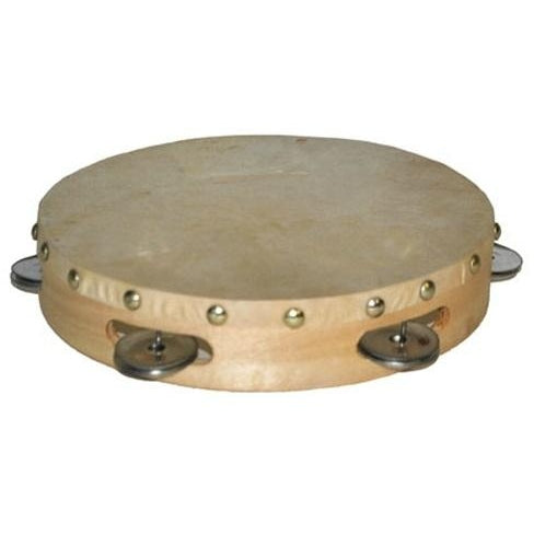 Mano Percussion MP-TH8-5NT Tambourin Non Accordable 8" avec 5 Jingles