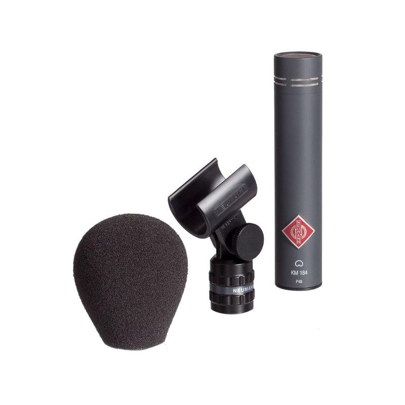 Neumann KM 183 Ensemble stéréo de microphones omnidirectionnels à petite membrane - Noir mat