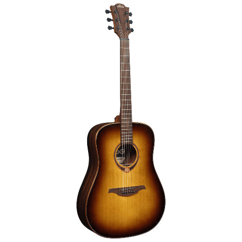 Lag Guitars T118D-BRS Tramontane 118 Dreadnought Acoustic Electric Guitar - Brown Shadow