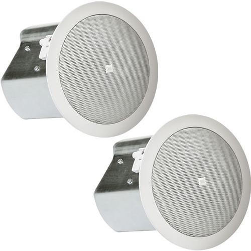 JBL Control 14CT Pair Professional Series Control 14Ct Two-Way 4 Coaxial Ceiling Loudspeakers White - Red One Music