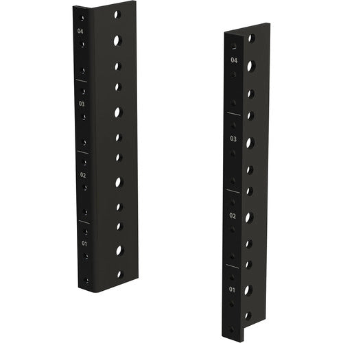 Gator GRW-RACKRAIL-10U Rail de rack pour boîtiers de montage en rack 10 RU (paire)