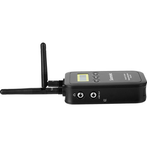 Saramonic VMICLINK5-3TX-PLUS-RX Système de microphone numérique sans fil avec trois émetteurs de poche et micros Lavalier (5,8 GHz)