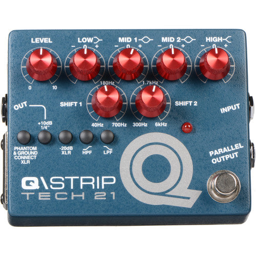 Tech 21 QST-R Parametric EQ/ DI - Red One Music