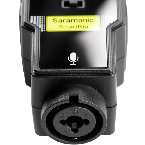 Saramonic SMARTRIG-II XLR Adaptateur pour micro et guitare 1/4" avec préampli d'alimentation fantôme pour smartphones