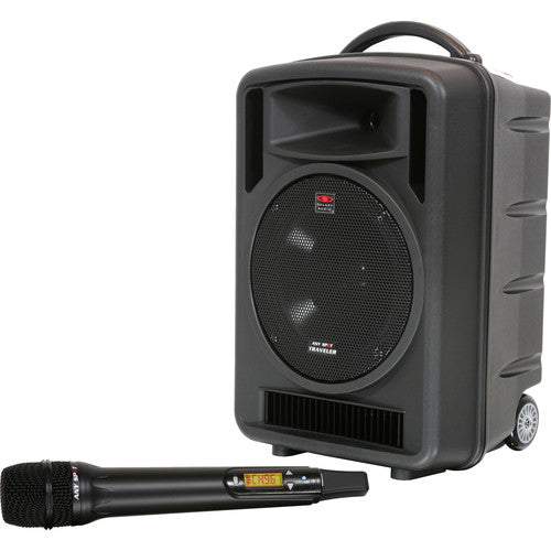 Galaxy Audio Traveler 10" 150W Peak PA System with CD Player/UHF Receiver/Handheld Wireless Mic