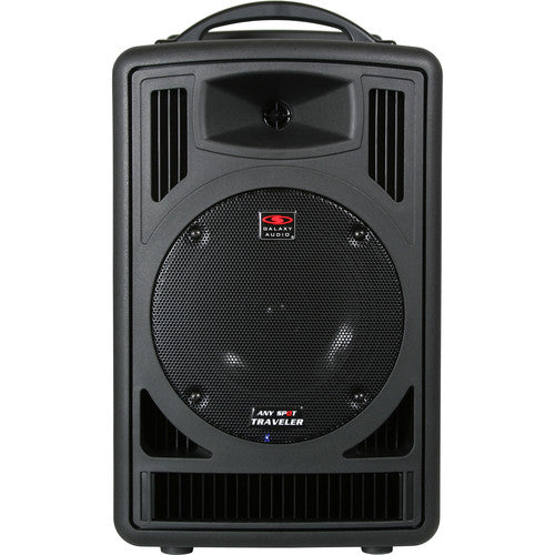 Système de sonorisation Galaxy Audio TV8 Traveler Series 120 W avec lecteur CD, récepteur UHF unique et microphone portable sans fil