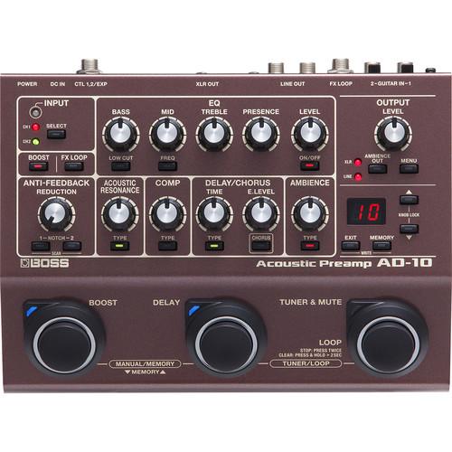 Boss Ad-10 Acoustic Preamp - Red One Music