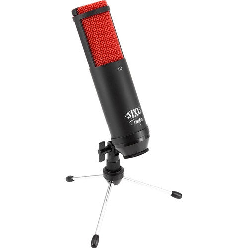 MXL TEMPO KR USB Condenser Microphone (Black/Red)
