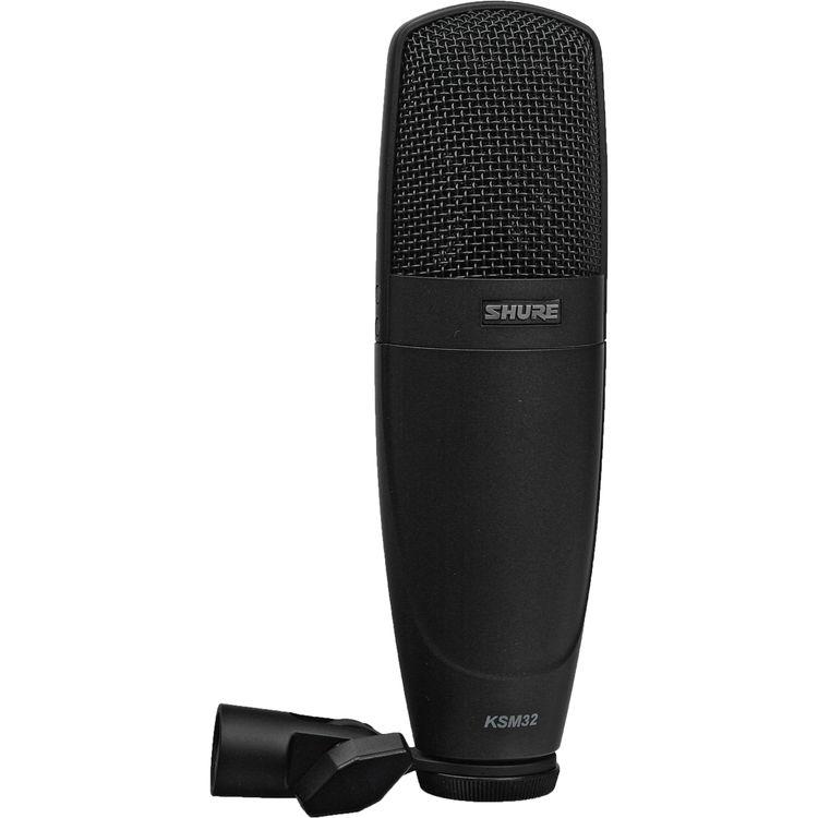 Shure KSM32/CG Studio Condenser Microphone Charcoal Gray - Red One Music