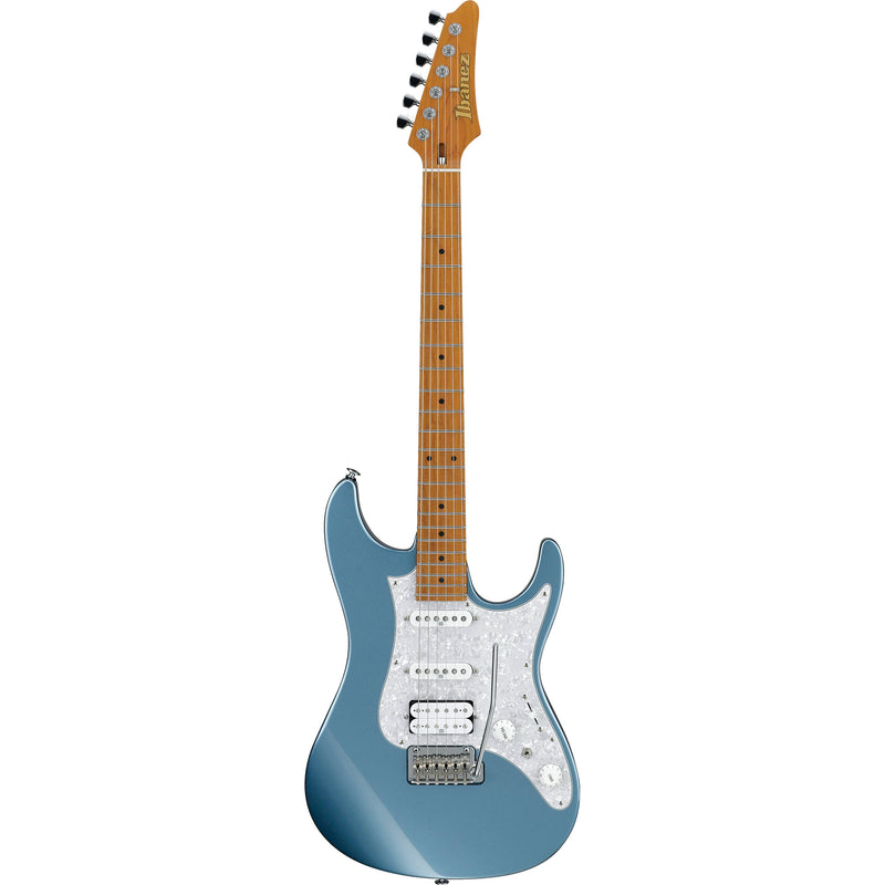 Ibanez AZ2204-ICM Prestige - Guitare électrique avec micros Seymour Duncan Hyperion - Bleu glacier métallisé