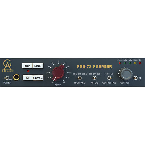 Golden Age Project PRE-73 PREMIER Single-Channel Microphone Preamplifier - Red One Music