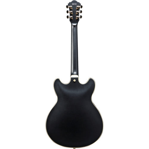 Ibanez AS ARTCORE Series Semi Hollow-Body Electric Guitar (Black Flat)