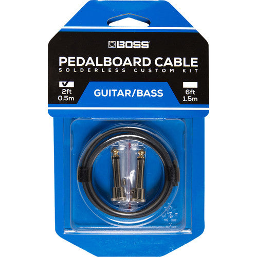 Boss BCK-2 Solderless Pedalboard Cable Kit (2 Connectors, 2' Cable)