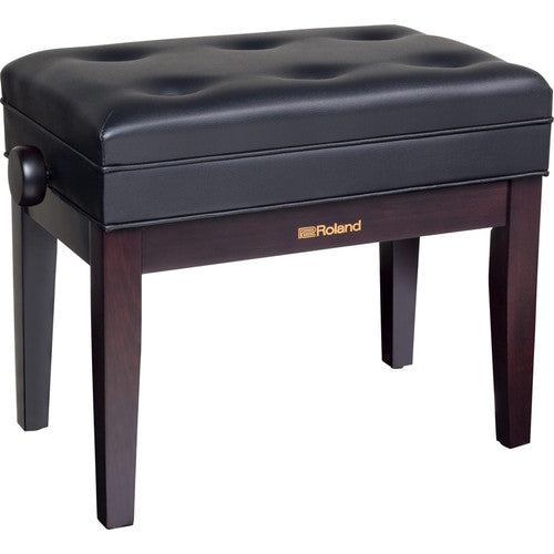 Roland RPB-400RW Piano Bench with Adjustable Cushioned Seat (Rosewood) - Red One Music