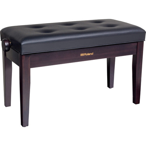 Roland RPB-D300RW Duet Piano Bench with Cusioned Seat (Rosewood) - Red One Music