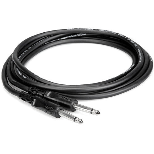 Hosa CPP-101 1/4" Male to 1/4" Male Cable - 1'