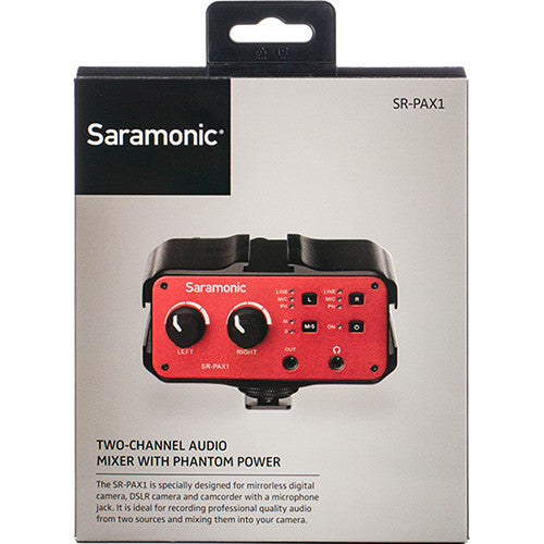 Saramonic SR-PAX1 Mélangeur de caméra actif double canal