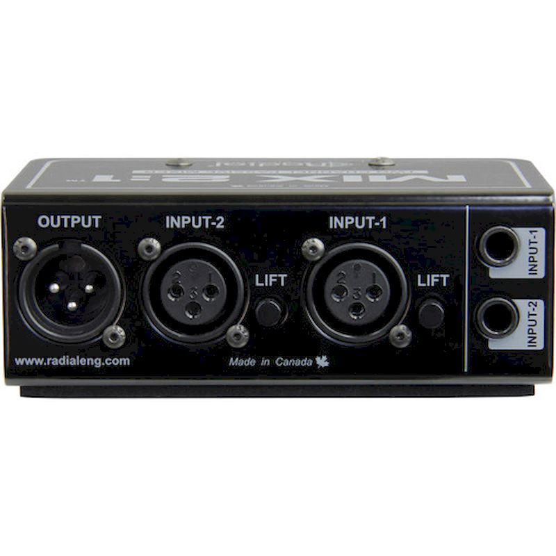 Radial Engineering MIX 2:1 2-Channel Audio Combiner & Mixer