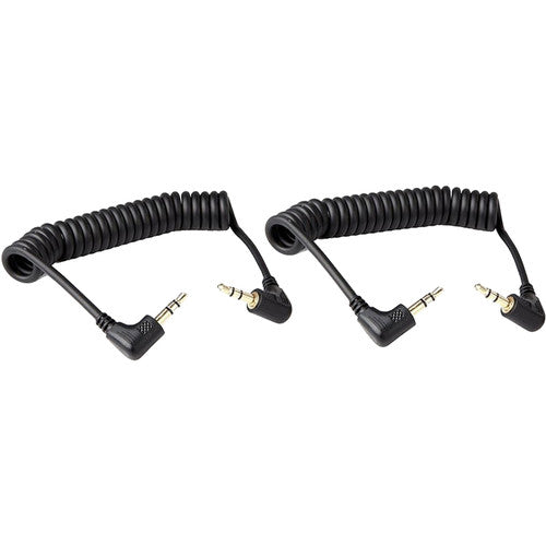Saramonic SR-CS350 3.5mm Male Stereo TRS to 3.5mm Male Stereo TRS Coiled Cables (2 Pack)