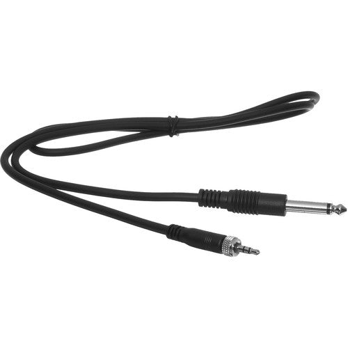 Sennheiser CI 1-N Câble d'instrument verrouillable 3,5 mm vers 1/4" pour émetteurs de poche (4') 