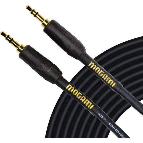 Câble audio stéréo Mogami GOLD 3,5 mm TRS mâle vers 3,5 mm TRS mâle - 6'
