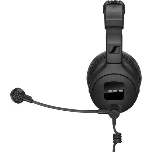 Sennheiser HMD 301 PRO Broadcast Headset "Ultra-Linear" Single-Sided Headphone, Hyper Cardioid Mic, No Cable