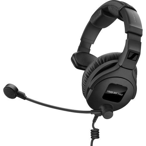 Sennheiser HMD 301 PRO Broadcast Headset "Ultra-Linear" Single-Sided Headphone, Hyper Cardioid Mic, No Cable