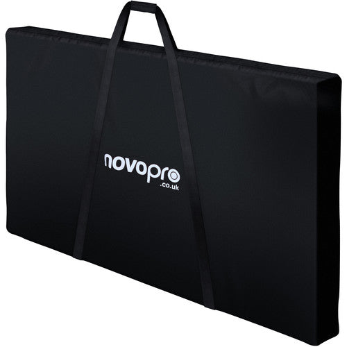 Novopro DJS2 Mobile DJ Facade w/Carrying Bag - White