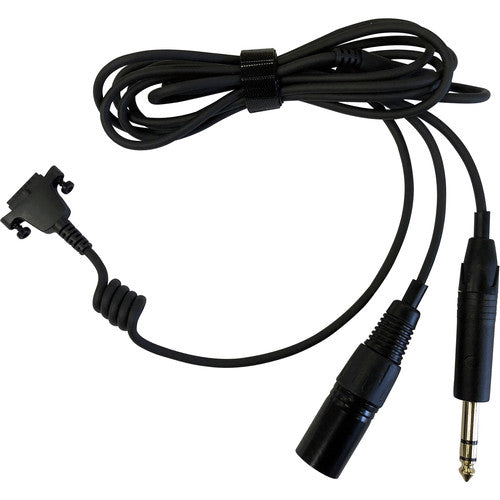 Sennheiser CABLE-II-X3K1- GOLD Straight Cable with XLR & 1/4" Connectors for HMD Headsets (6.6')