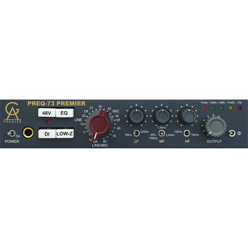 Golden Age Project PREQ-73 PREMIER Single-Channel Microphone Preamplifier and Equalizer - Red One Music