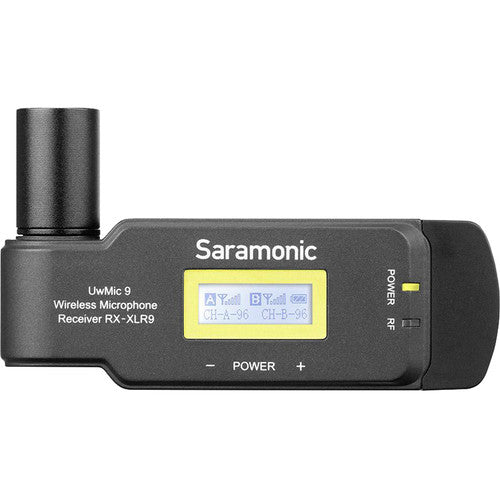 Saramonic RX-XLR9 Récepteur enfichable sans fil double canal pour système UwMic9 (514 à 596 MHz)