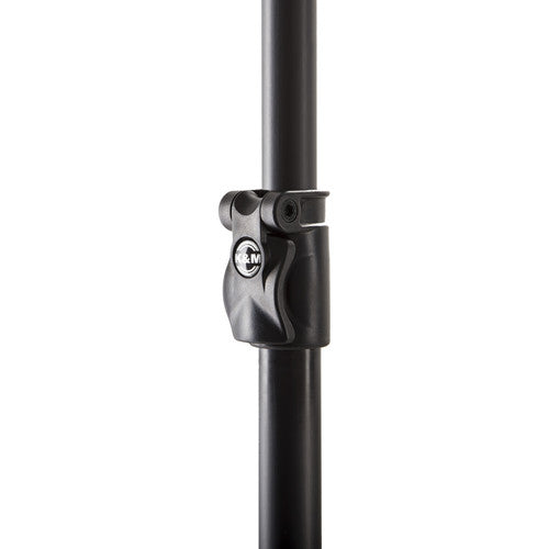 K&M 23765 4-Piece Aluminum Microphone Boompole (Black, 10.6') - Red One Music