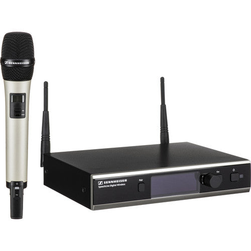 Sennheiser SL HANDHELD SET DW-4-US R SpeechLine Digital Wireless SL Handheld Set DW-4-US RM Wireless Mic with Rackmount Kit