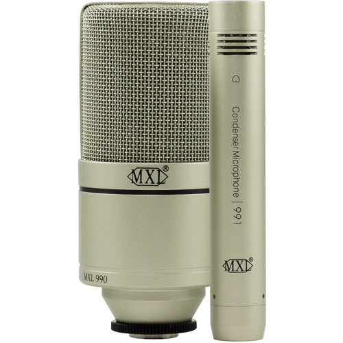 Ensemble microphone d'enregistrement MXL 990/991