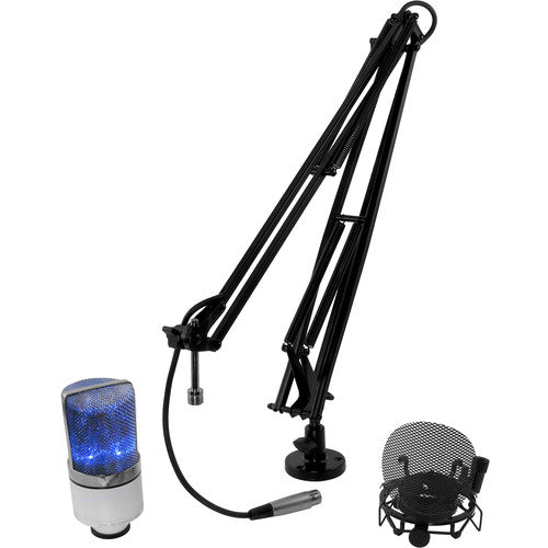 MXL OS1-BW OverStream Gaming et Podcasting Bundle avec microphone 990 Blizzard