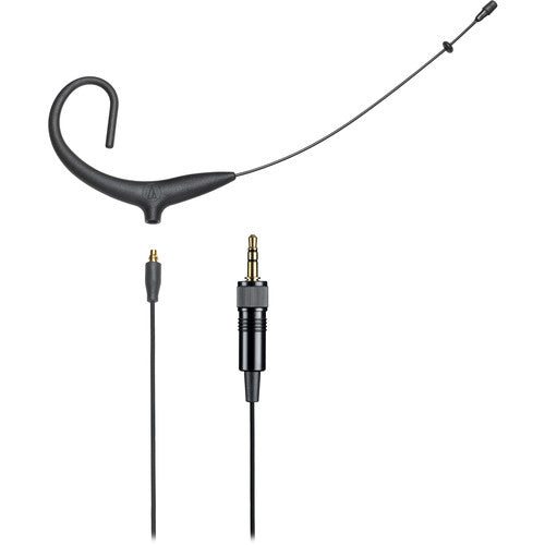 Audio-Technica BP892xCLM3 Omnidirectional Earset and Detachable Cable w/ cLM3 Connector - Black