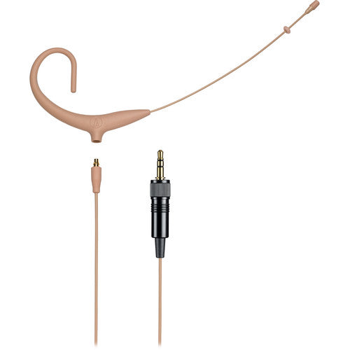 Audio-Technica BP892xCLM3 Oreillette omnidirectionnelle et câble détachable avec connecteur cLM3 - Beige